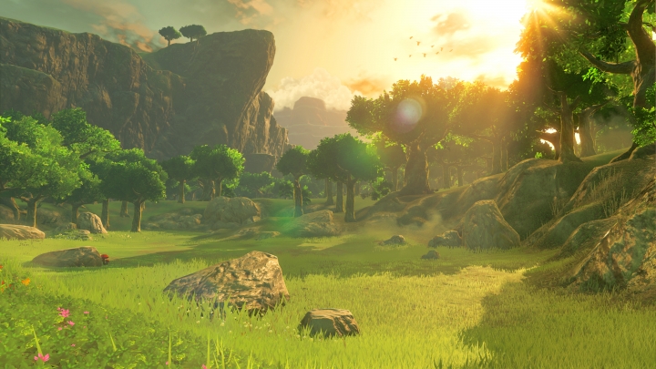Но несмотря не на что The Legend of Zelda: Breath of the Wild поражает своими пейзажами