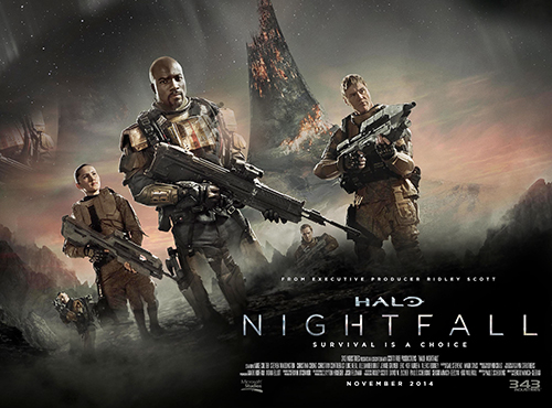 Halo: Nightfall. Первый трейлер с Comic-Con 2014