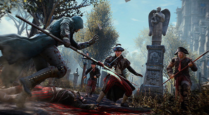 Видео Assassin's Creed: Unity. Кадры с PS4-версии игры