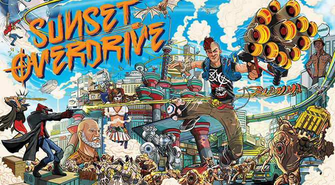 Видео Sunset Overdrive. Геймплей игры