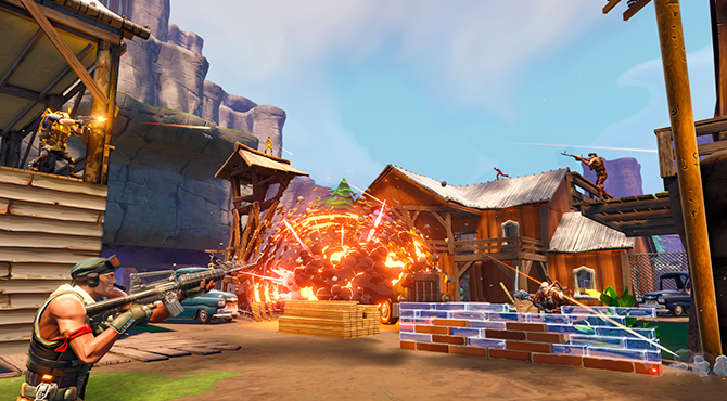 Видео Fortnite. Начало альфа-тестирование игры