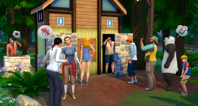 Видео Sims 4 - «В поход!»