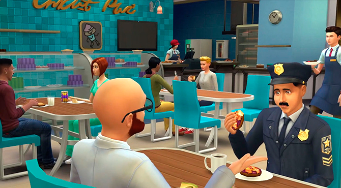 Видео The Sims 4: Get to Work - геймплей за детектива