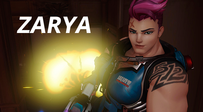 Видео Overwatch - геймплей за Zarya