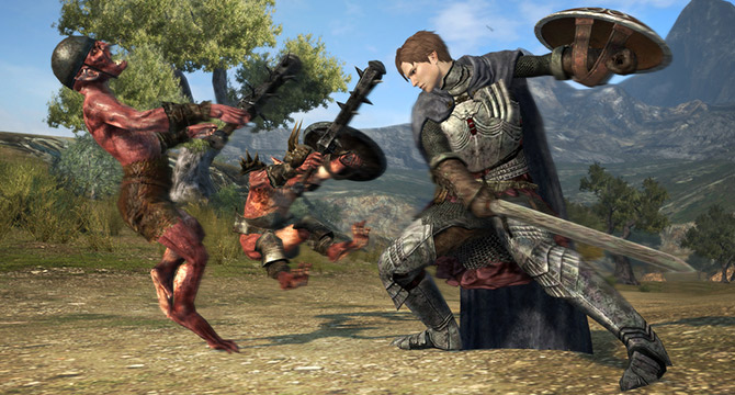 Видео Dragon's Dogma Online - сравнение графики PS3 vs PS4