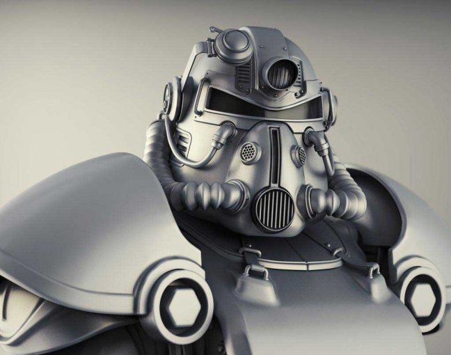 Знаменитый комувляж братства стали из серии Fallout