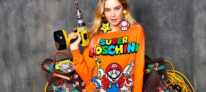 Super Moschino - брендовая одежда для сантехнка Луиджи