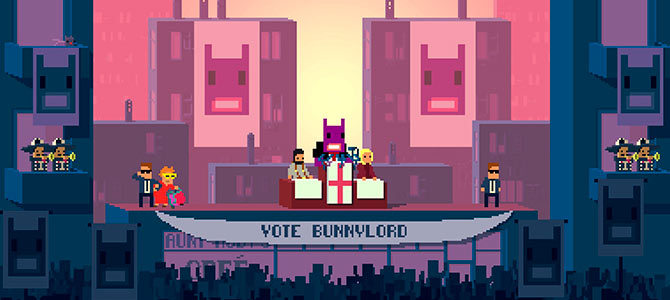 Пиксельны инди-шутер Not a Hero обзавелся датой релиза на PS4. Версия для PS Vita отменена