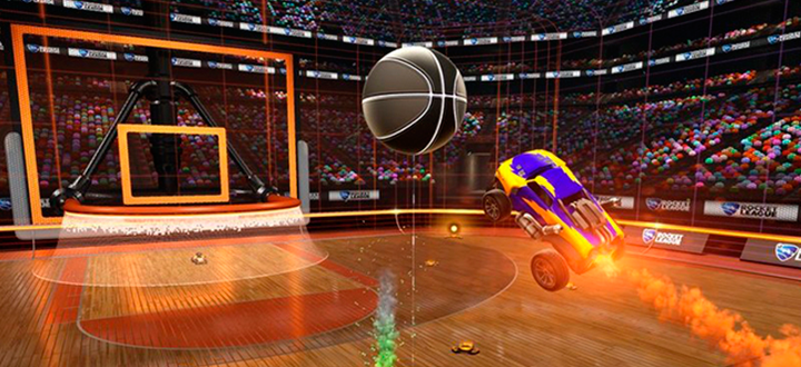 Уже в апреле в Rocket League появится режим баскетбола