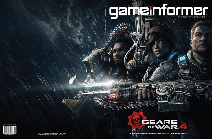 Вот так будет выгледить свежий апрельский номер Gameinformer