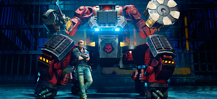 Огромные механические гиганты в новом дополнение The Mech Land Assault для Just Cause 3