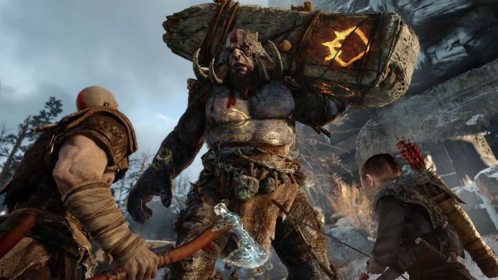 Большие гиганские боссы никуда не делись из God of War (2017)