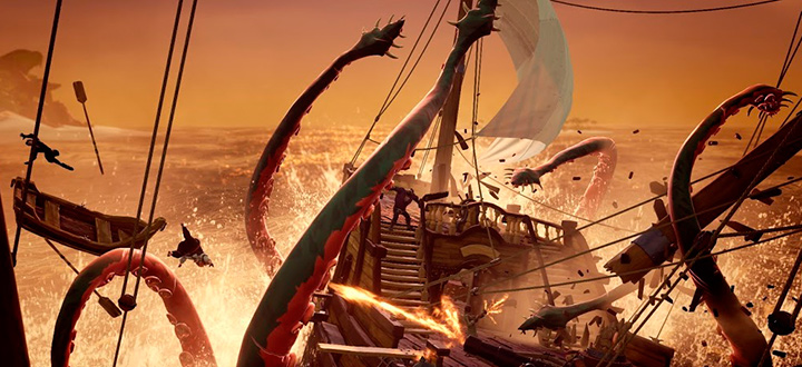 Новый геймплей Sea of Thieves - пиратской адвенчуры от студии Rare