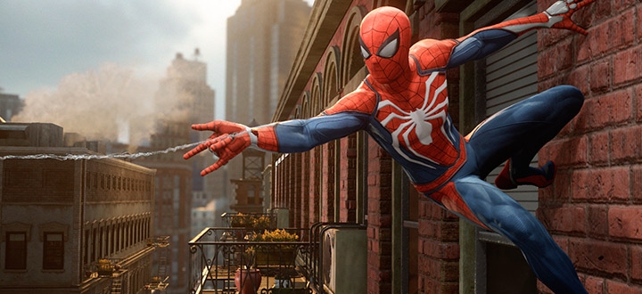 Sony показала первый геймплей Spider-Man на PS4 Pro
