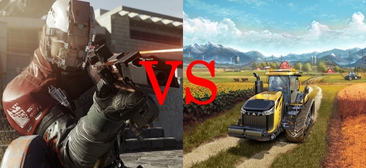 Игра про трактористов более популярна, чем новая Call of Duty: Infinite Warfare