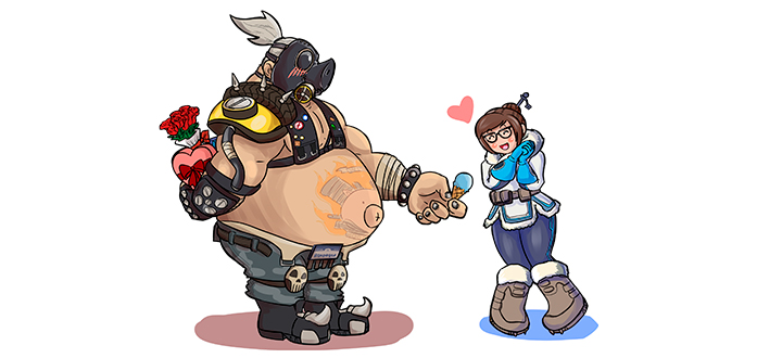 Стрим Overwatch в универмаге, грустная стримерша и настоящий мужик! Милая история про любовь