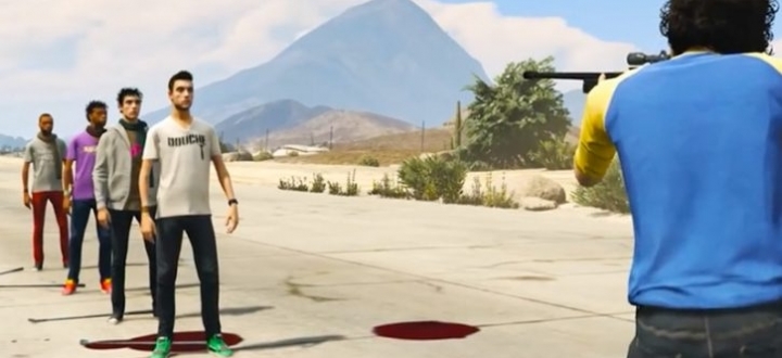Секреты GTA V:  как много людей можно убить одной пулей!?