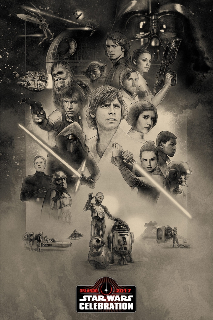 Плакат Star Wars Celebration 2017