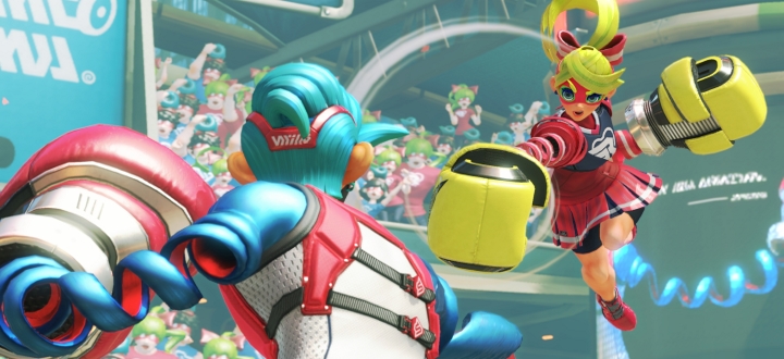 Крышесносный эксклюзив Nintendo Switch – Arms – занимает всего 2.2 Гб