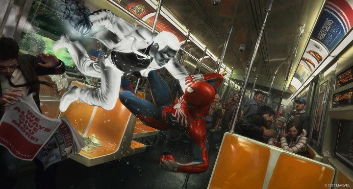 Новый концепт-арт Spider-Man для PlayStation 4