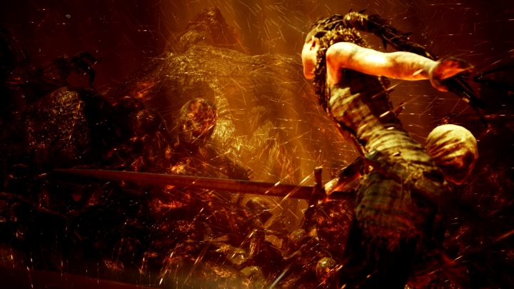 Весьма показательно как Ninja Theory и создатели нового God of War практически одновременно пришли к новой, более «личной» интерпретации боевой системы. Британцы, ранее прилежно срисовывающие достижения калифорнийских коллег в Heavenly Sword, теперь имеют шанс обскакать своих «наставников»