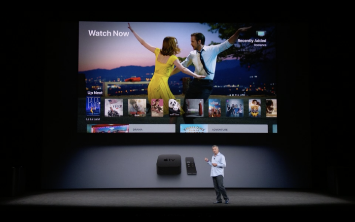Apple TV 4K с презентации Apple