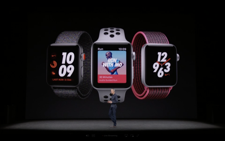 Apple Watch Series 3 c презентации Apple