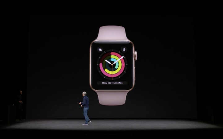Apple Watch Series 3 c презентации Apple