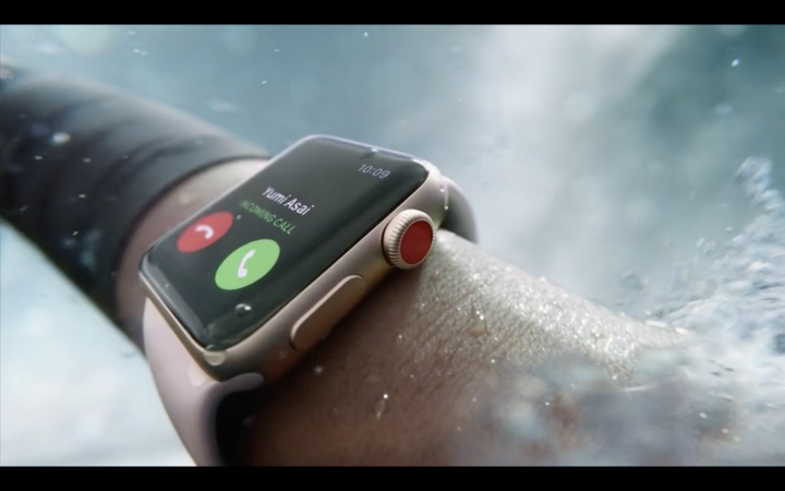Apple Watch Series 3 c презентации Apple