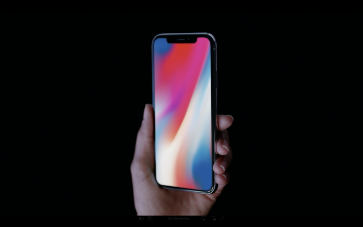 iPhone X с презентации Apple