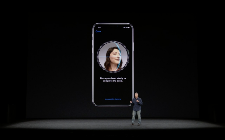 iPhone X с презентации Apple