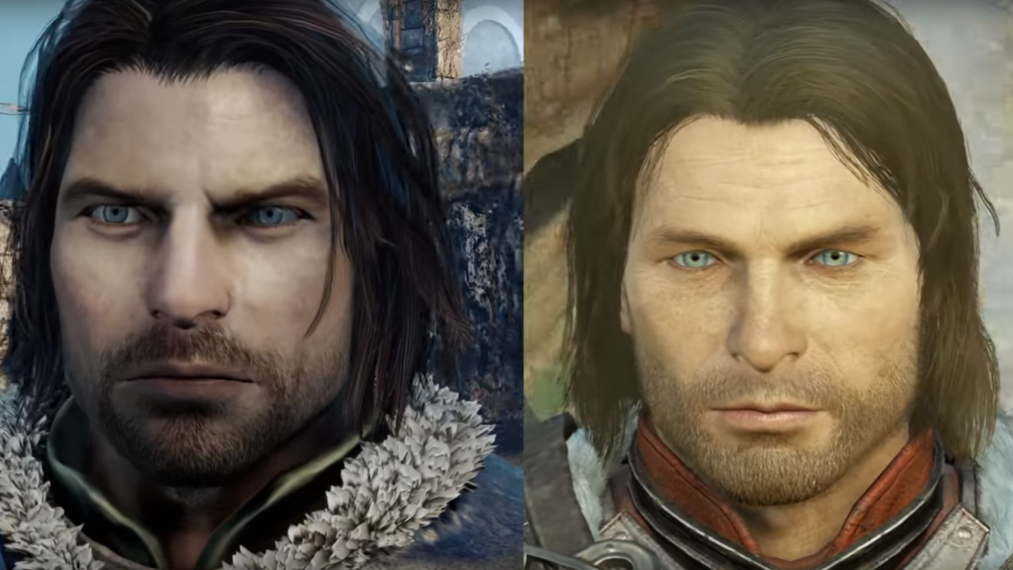 Видеосравнение модели Талиона в Shadow of Mordor и War