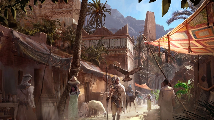 Арт игры Assassin's Creed Origins