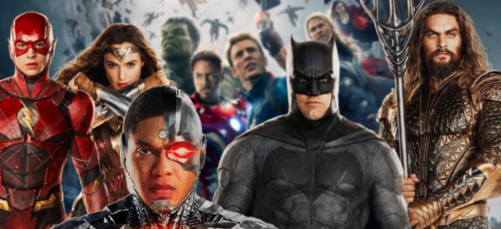 DC против Marvel -  скандальный постер в Китае