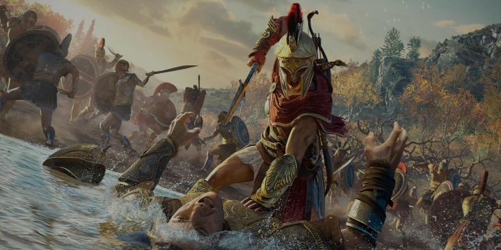 В Assassin's Creed Odyssey есть «королевская битва», но без мультиплеера