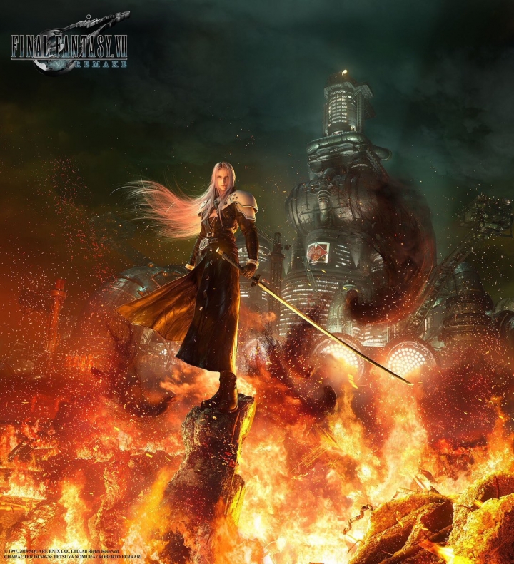 Новый арт Final Fantasy 7 Remake