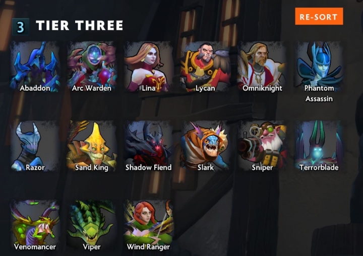 Какие герои доступны в Dota Underlords