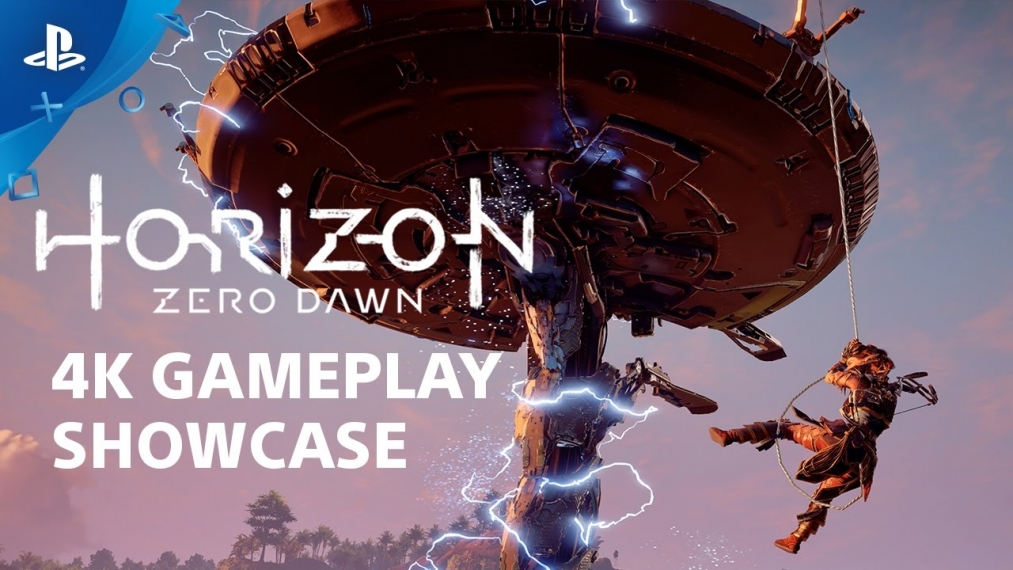 Геймплей Horizon Zero Dawn c PlayStation 4 Pro в разрешении 4K
