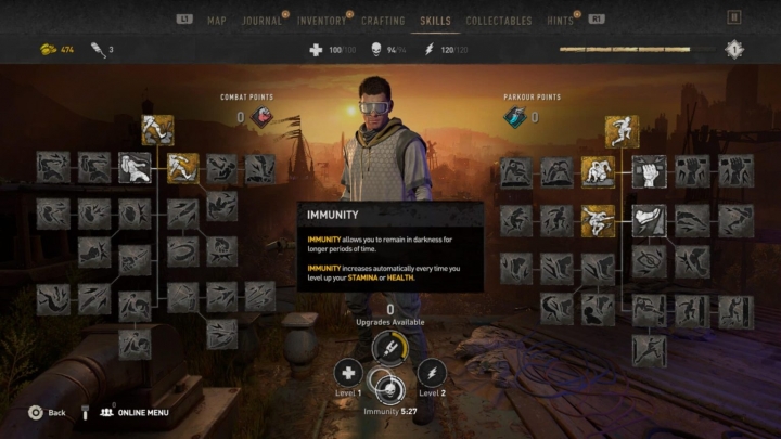 Как повысить иммунитет к тьме в Dying Light 2