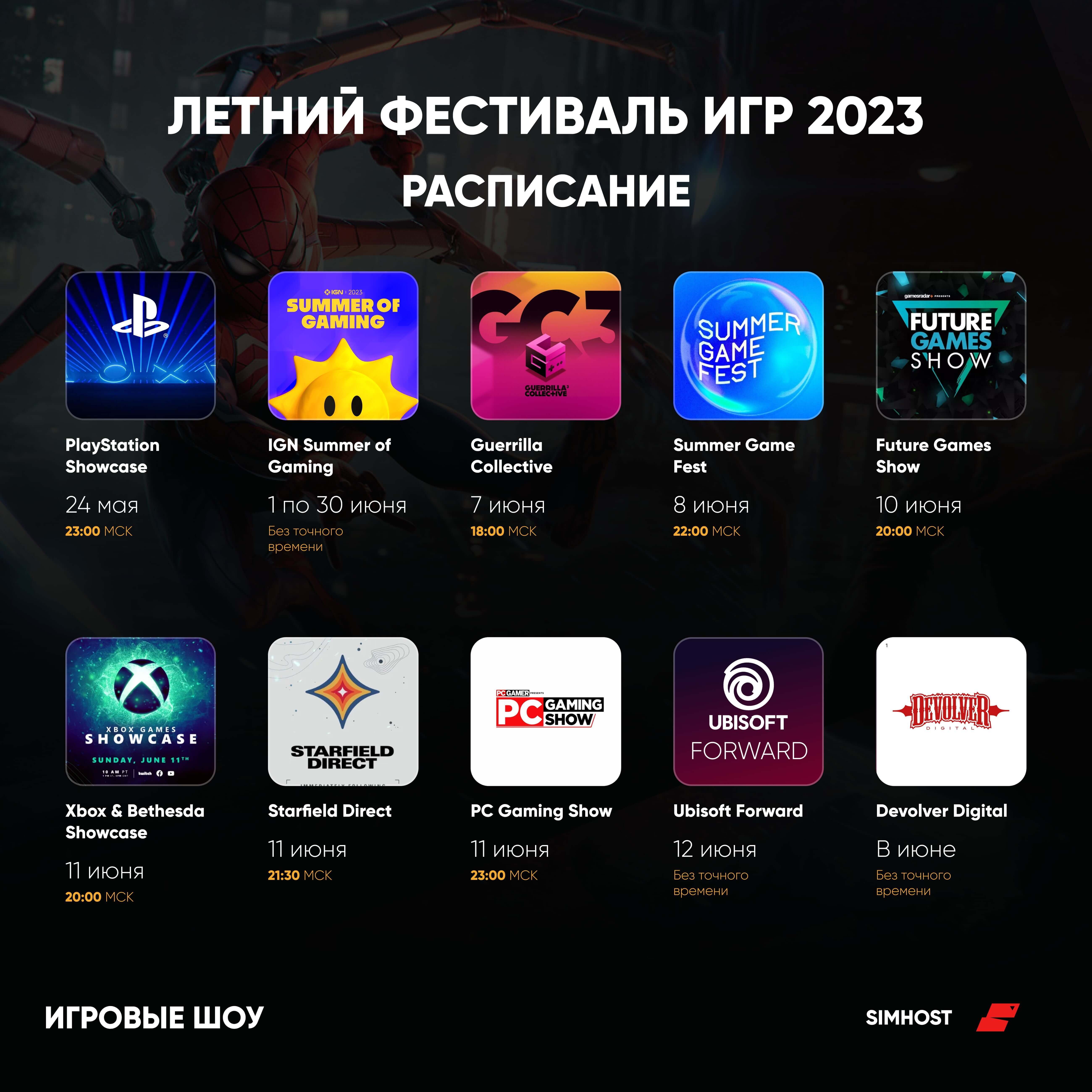 Все игровые выставки 2023 года. Что смотреть вместо E3 » SIMHOST - Новости  и статьи об играх, кино и сериалах.