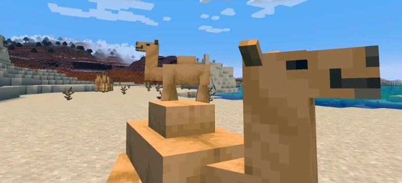 Minecraft 1.20: Где найти верблюда и как его приручить, оседлать и разводить