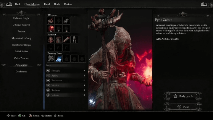 Все классы Lords of the Fallen (2023). Какой класс выбрать