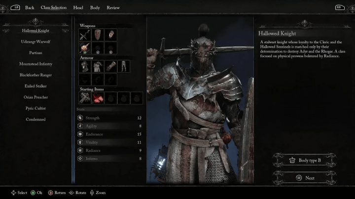Все классы Lords of the Fallen (2023). Какой класс выбрать