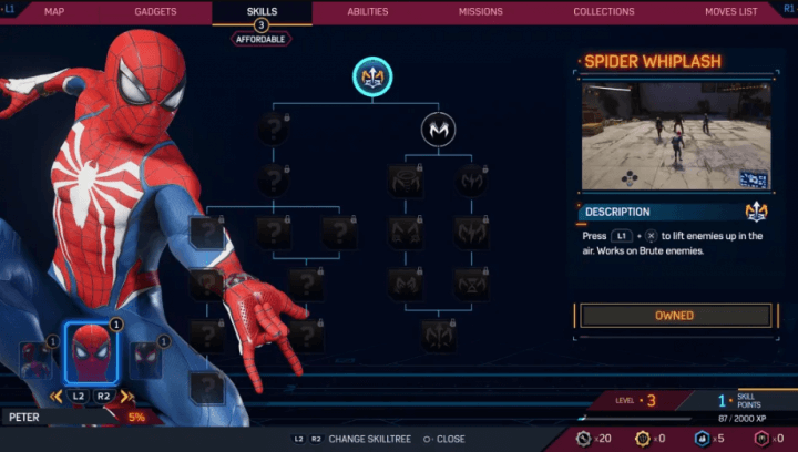 Какой максимальный уровень в Marvel’s Spider-Man 2