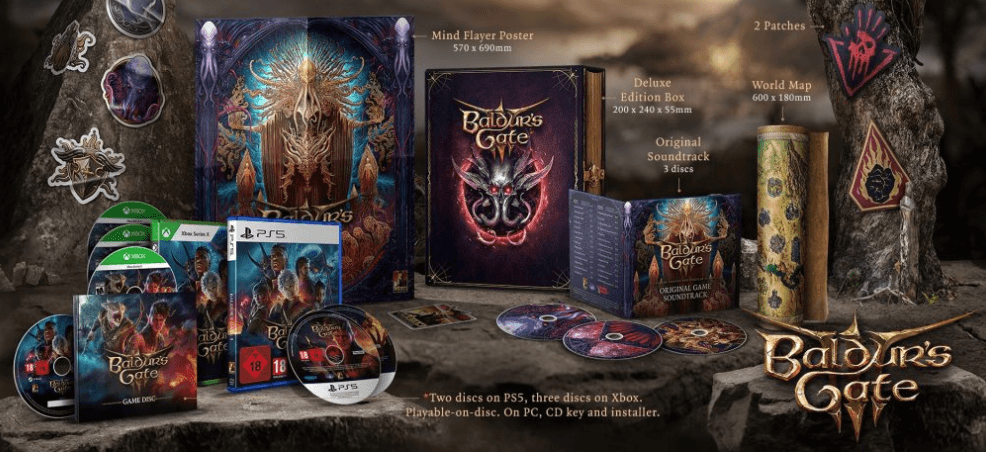 Baldur's Gate 3 получит физическое делюкс-издание для ПК, PS5 и Xbox Series X