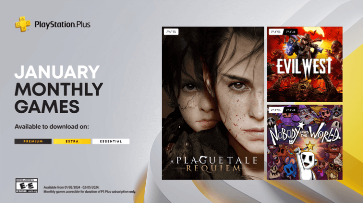 Объявлены главные игры PS Plus на январь 2024 года