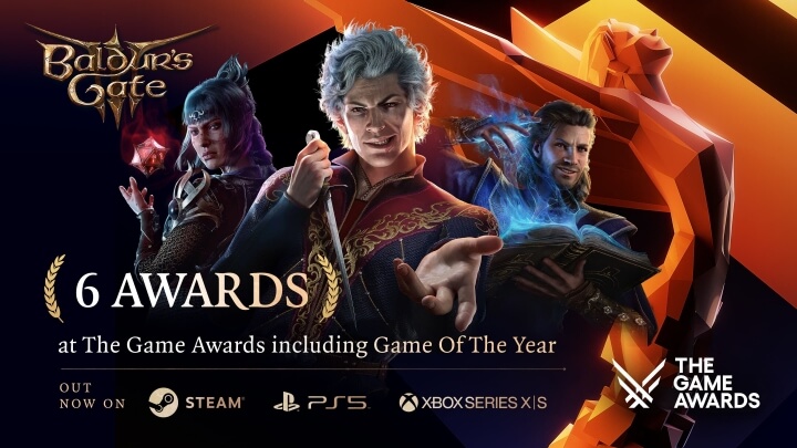 Baldur’s Gate 3 стала игрой года по версии The Game Awards