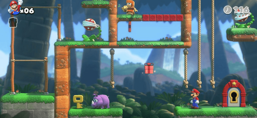 Свежий геймплейный ролик ремейка Mario vs. Donkey Kong демонстрирует новый кооперативный режим