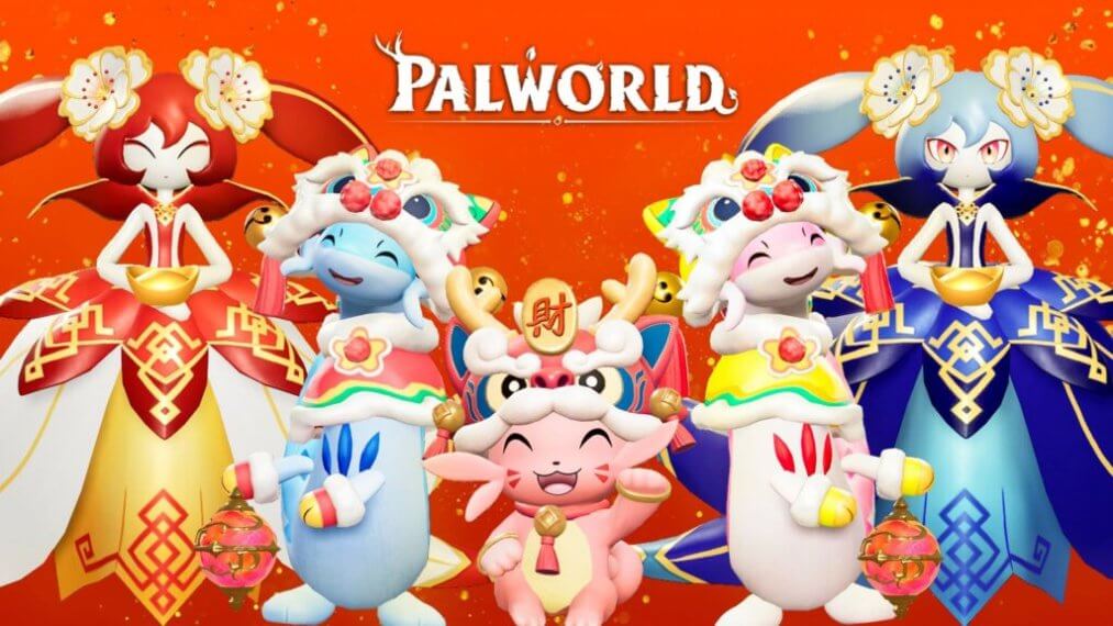 Palworld празднует весенний фестиваль с новыми скинами палов
