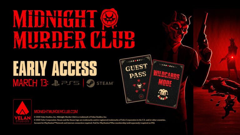 Midnight Murder Club выйдет в ранний доступ на PlayStation 5 и PC 13 марта